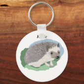 Mädchen bearbeitbarer niedlicher Baby-Igel Schlüsselanhänger (Vorderseite)