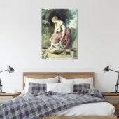 Mädchen bei einer Verabredung Leinwanddruck (Insitu (Schlafzimmer))