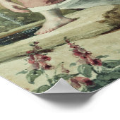 Mädchen bei einer Verabredung Poster (Ecke)