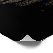 Mädchen bei Sonnenuntergang Poster (Ecke)