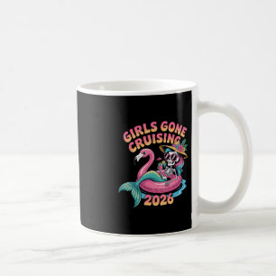 Mädchen beim Cruising 2026 Meerjungfrau Flamingo U Kaffeetasse