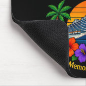 Mädchen beim Kreuzfahrtmachen für ein Leben lang E Mousepad (Ecke)