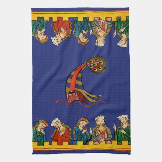 Mädchen beobachten geschirrtuch (Vertikal)