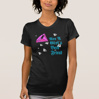 Mädchen-bester Freund-Dunkelheit T-Shirt