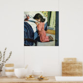Mädchen beten zu Bedtime, das Fürstengebet Poster (Küche)