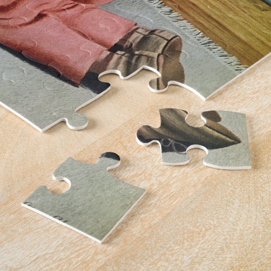 Mädchen beten zu Bedtime, das Fürstengebet Puzzle (Seite)