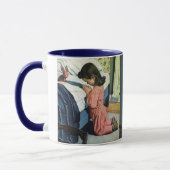 Mädchen beten zu Bedtime, das Fürstengebet Tasse (Links)