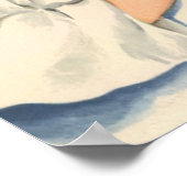 Mädchen beten zu Jesus Christus, Gebete in der Bed Poster (Ecke)