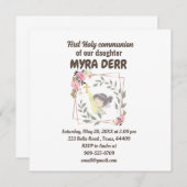 Mädchen beten zu jesus über erste Kommunion (Vorne/Hinten)