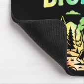 Mädchen Bigfoot-Gläubiger Tie Dye Sasquatch Krypti Mousepad (Ecke)