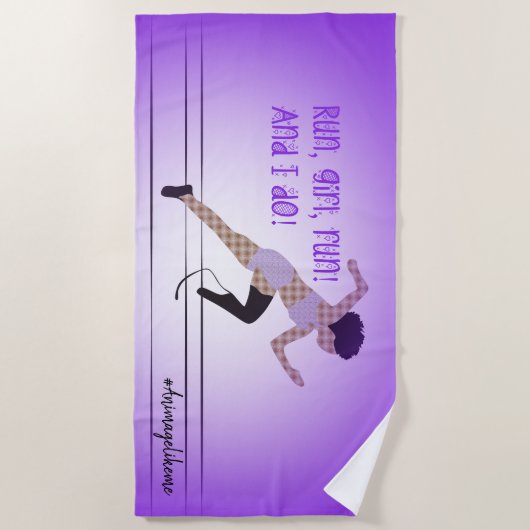 Mädchen-Blade Runner-Badetuch Strandtuch (Vorderseite)