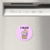 Mädchen-Bloggerin Magnet (In Situ (Geschirrspüler))
