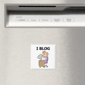 Mädchen-Bloggerin Magnet (In Situ (Geschirrspüler))