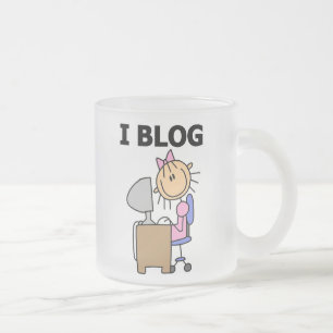 Mädchen-Bloggerin Mattglastasse