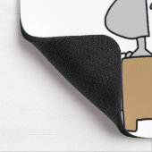Mädchen-Bloggerin Mousepad (Ecke)