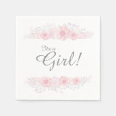 Mädchen Blumendusche Botanische Windel Serviette (Vorderseite)