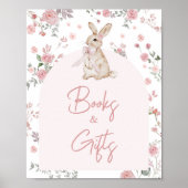 Mädchen Bunny Baby Duschbücher und Geschenke Poster (Vorne)