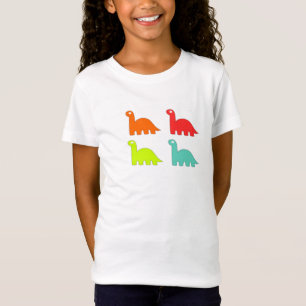 Mädchen-buntes Dinosaurier-Shirt T-Shirt
