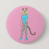 Mädchen Button (Vorderseite)