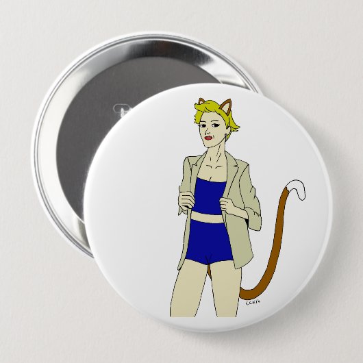 Mädchen Button (Vorne & Hinten)