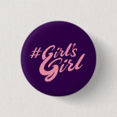 Mädchen Button (Vorderseite)