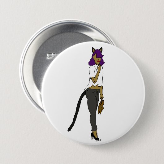 Mädchen Button (Vorne & Hinten)