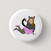 Mädchen Button (Vorderseite)