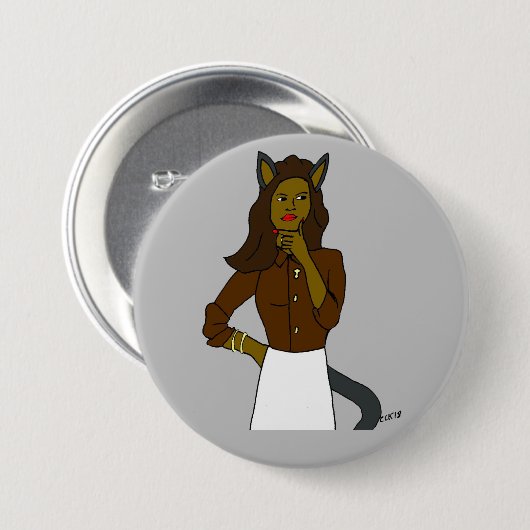 Mädchen Button (Vorne & Hinten)