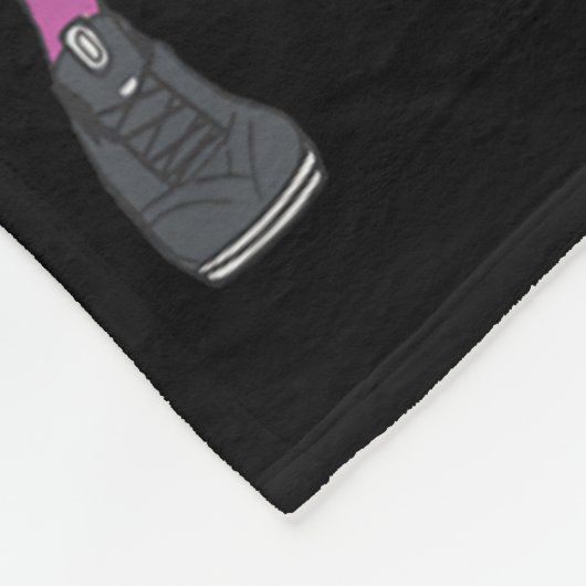 Mädchen Bysketbyll ich weiß, ich spiele wie ein Mä Fleecedecke (Ecke)