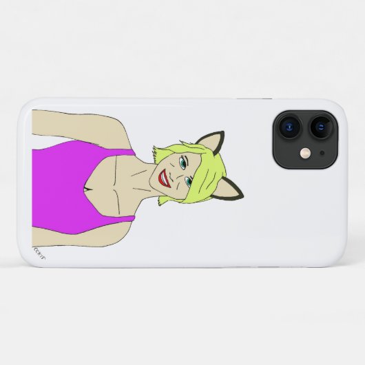 Mädchen Case-Mate iPhone Hülle (Rückseite (Horizontal))