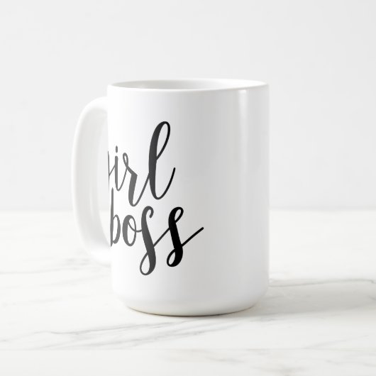 Mädchen-Chef Kaffeetasse (Vorderseite Links)