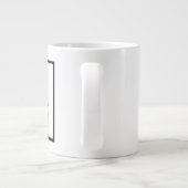 Mädchen-Chef-Tasse Jumbo-Tasse (Rückseite)