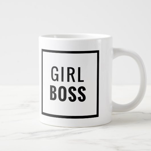 Mädchen-Chef-Tasse Jumbo-Tasse (Rechts)