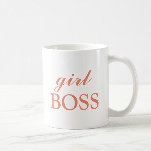 Mädchen-Chef-Tasse Kaffeetasse (Rechts)