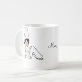 Mädchen-Chef-Tasse Kaffeetasse (Vorderseite Links)
