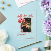 Mädchen Cherry Sweet 16. Geburtstagseinladung Acryleinladungen (In Situ (Hochzeit))