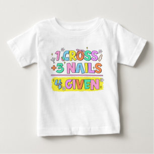 Mädchen Christlich Ostern Jesus Baby T-shirt