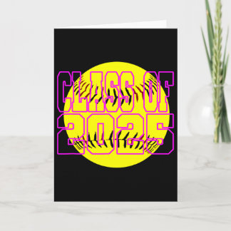 Mädchen Cl Von 2025 Softball-Spielerin  Karte