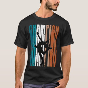 Mädchen Cooles Eislaufen Geburtstag Retro Vintage T-Shirt