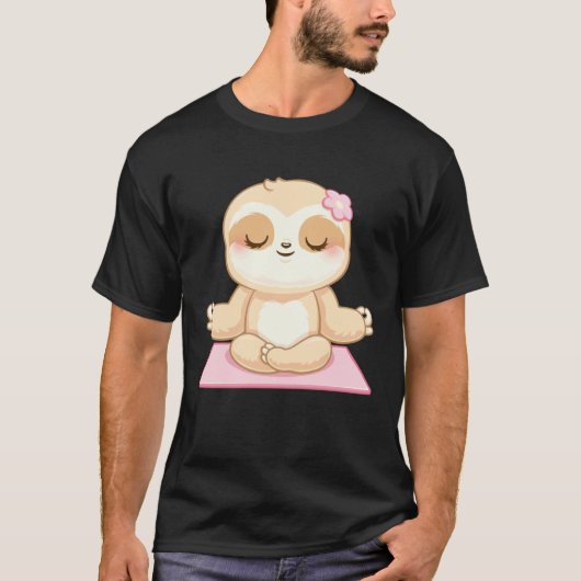 Mädchen Cut Yoga T-Shirt (Vorderseite)
