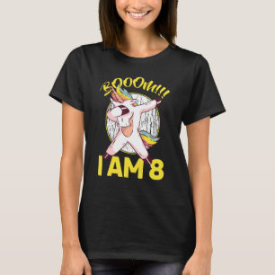Mädchen Dabbing Dab Geburtstag  8 Jahre alt Unico T-Shirt