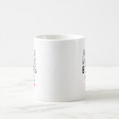 Mädchen, das Bücher liebt Kaffeetasse (Mittel)