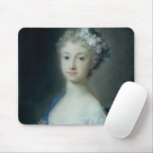 Mädchen, das einen Affen hält Mousepad (Mit Mouse)