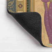 Mädchen, das einen Aigrette, vom großen Clive Alb Mousepad (Ecke)