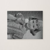 Mädchen, das Eiscreme isst Puzzle (Horizontal)