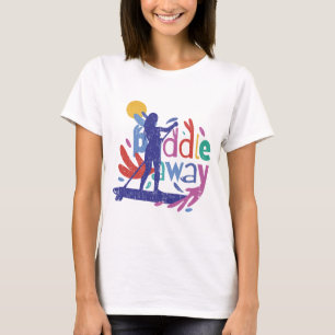 Mädchen, das gerne paddelt — Paddleboard Leben T-Shirt