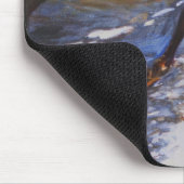 Mädchen, das I 2002 fegt Mousepad (Ecke)