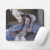 Mädchen, das I 2002 fegt Mousepad (Mit Mouse)