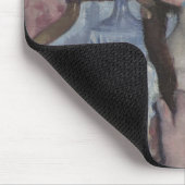 Mädchen, das ihr Haar, 1886 (Öl, vereinbart auf Mousepad (Ecke)