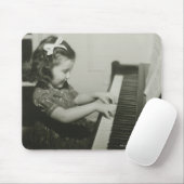 Mädchen, das Klavier spielt Mousepad (Mit Mouse)